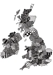 Velká Británie, 2015 (tuš na bristolové desce)
