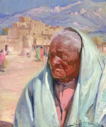 Antonio Concha, starý muž z Taosu, 1924.