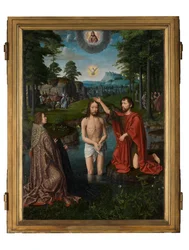 The Baptism of Christ, c.1502-08 (olej na panelu)