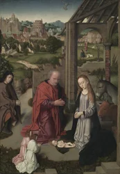 Narození Páně, kolem 1485-90