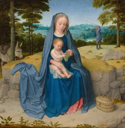 Zbytek na útěku do Egypta, c. 1510.