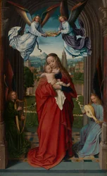 Panna a dítě se čtyřmi anděly, ca. 1510-15.