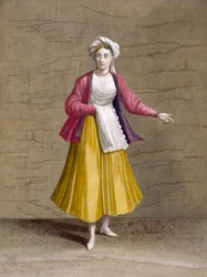 Dívka od svatého Jana z Patmosu, hospoda. C1707.