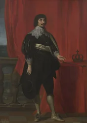 Portrét českého krále Fridricha V. (1596-1632)