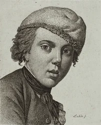 Jens Juel podle Juelova autoportrétu z roku 1767