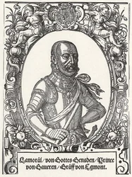 Portrét Lamorala, hraběte z Egmontu, prince z Gavere, druhá polovina 16. stol.