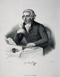 Portrét skladatele Josepha Haydna 1732-1809