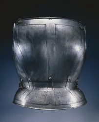 Zadní deska, Landshut, polovina 1500 (ocel)