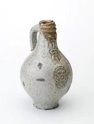 Bellarminův džbán, cca 1660-70 (slaná glazovaná kamenina)