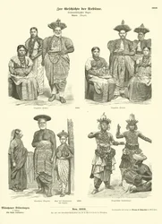 Cejlonské kostýmy, 1880