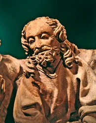 Detail Poslední večeře, cca 1500-30 (vápenec) (viz také 391867)