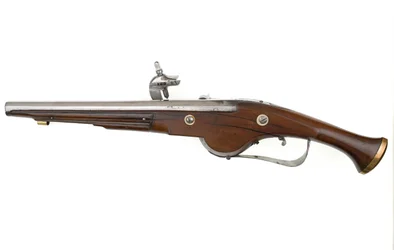 Holandská nebo německá pistole s locklockem, c.1630 (pistole, wheellock)