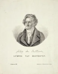 Ludwig van Beethoven (1770-1827) ryl C.F. Klinkicht