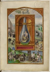Paní Harley 3469, f.23 Dítě a drak v baňce, Čtvrté pojednání, z 