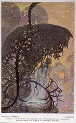 Mystická postava (litografie)