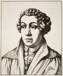 Portrét Johanna Reuchlina (1455-1522) kopie německé rytiny z 19.