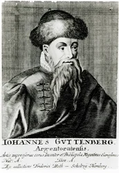 Portrét Johannese Gutenberga