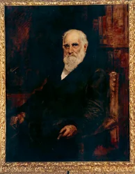 Portrét Maxe Josepha von Pettenkofera (olej na plátně)