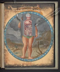Tabulky představující člověka ve třech různých stavech