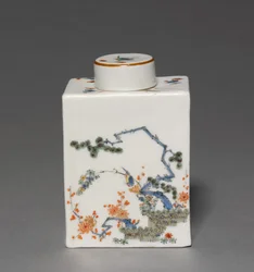Tea Caddy, výrobce Meissen Porcelain Factory, Německo, kolem 1735