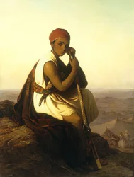 Beduínský chlapec, 1851