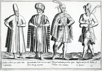 Rozdíly v oblékání v oblasti východního Středomoří
