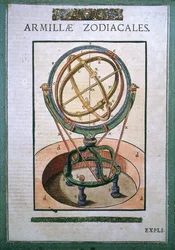 Zodiacal Armillary Sphere v "Institutu astronomie" Tycho Brahe (1546 - 1601), Wandsbeck