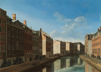 Pohled na Golden Bend v Herengracht Pohled na Golden Bend v Herengracht od východu