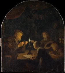 Večerní škola, ca. 1655-57.