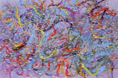 Kouzlo pod vodou 2, 2014 (akryl na plátně)