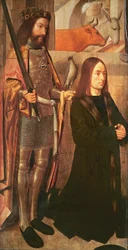 Svatý Hubert a dárce (viz také 404573 a 404575)