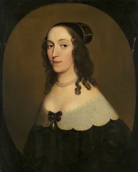 Portrét Louisy Christiny, asi 1650 (olej na desce)