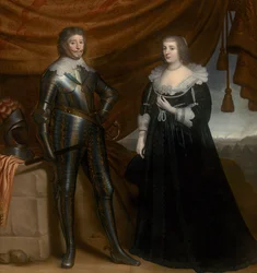 Frederik Hendrik a Amalia ze Solms-Braunfels, kolem 1637-8