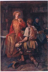 "Z lesních divočin, které přinesl a jejichž nachové strany se usmívaly do červena!", Stories from the Faerie Queen vydal George Harrap and Company