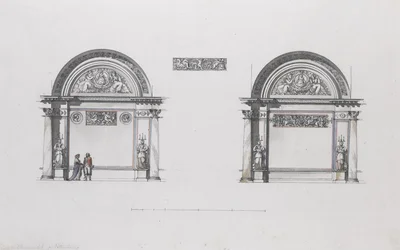 Návrh pro palác Šeremetěv, Ostankino, c. 1796