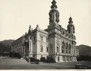 Exteriér divadla Montecarlo, Monako
