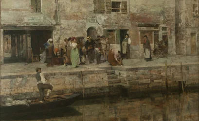Cestující hudebníci, asi 1881-83 (olej na plátně)