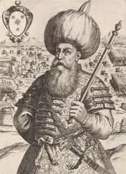 Sinan Bassa, Cap. Generál armády Maumet Impe. Turků, 1596.