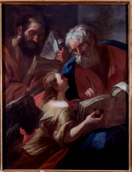 Zastoupení svatého Matouše a dalšího evangelisty