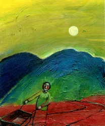 Měl jsem vše, co jsem potřeboval, 2003 (olej na papíře)