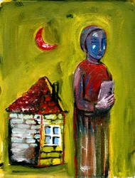 Letter, 2017, (olej na papíře)