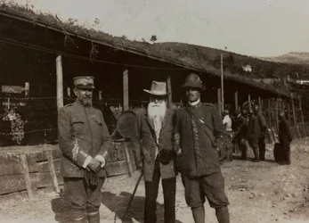 Album "Pictures of War II": Italští vojáci ve Val Chiusone do Podsenice, 09/1917 (čb foto)