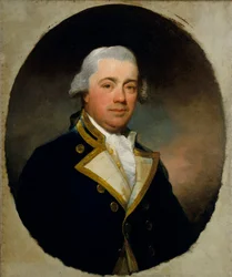 Kapitán John Harvey (1740-1794), konec 18. století (olej na plátně)