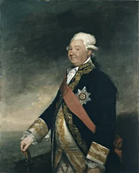 Viceadmirál Edward Hughes (olej na plátně)