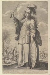 Deborah, 1647. Tvůrci: Gilles Rousselet, Abraham Bosse.