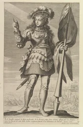 The Maid of Orleans, 1647. Tvůrci: Gilles Rousselet, Abraham Bosse.