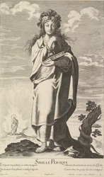 Perská Sibyla, ca. 1635. Tvůrci: Gilles Rousselet, Abraham Bosse.