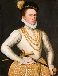 Portrét neznámého šlechtice, 1575.