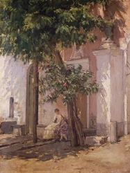 Villa Garzoni, Gioacchino Toma (1836-1893), obraz.