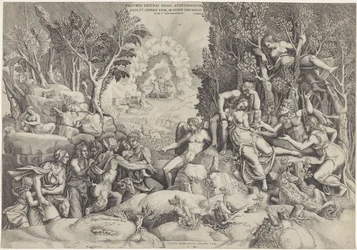 Cephalus en de Bosgoden mezi dood van Procris Procrinus krále Athén / dcera a manželka Cephala, stejným manželem nevědomky (titul na předmětu)
